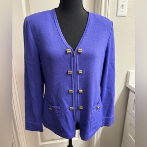 Beautiful St. John jacket purple 6